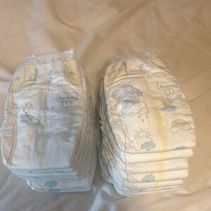 Soft Diaper Covers - White and Yellow